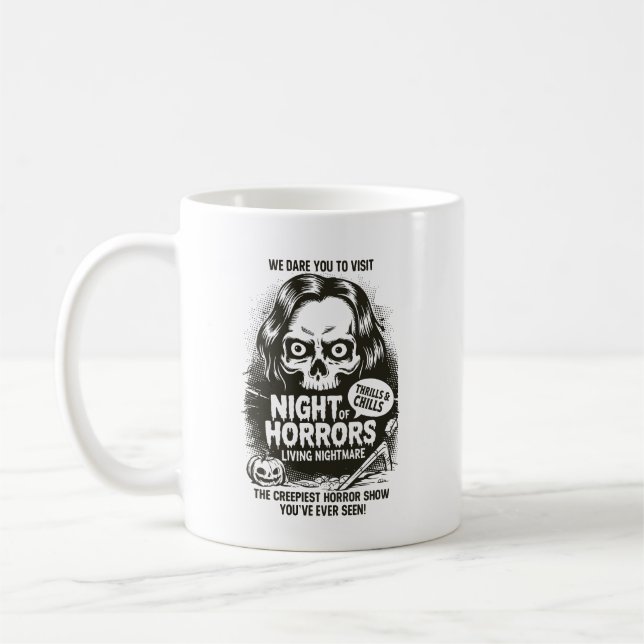 Taza De Café Mug Tasse, Halloqeen (Izquierda)