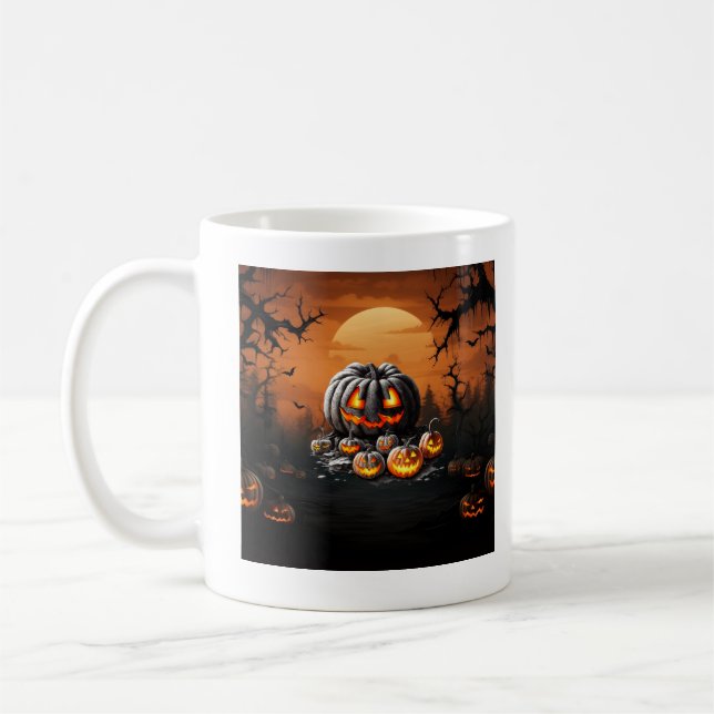 Taza De Café Mug Tasse, Halloween (Izquierda)
