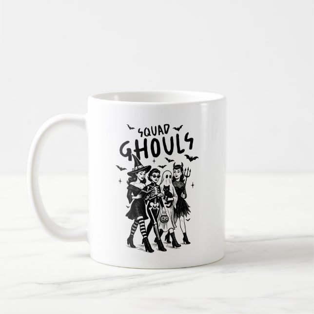 Taza De Café Mug Tasse, Halloween (Izquierda)