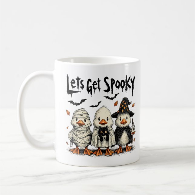 Taza De Café Mug Tasse, Halloween (Izquierda)