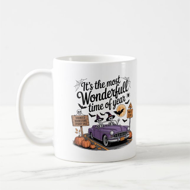 Taza De Café Mug Tasse, Halloween (Izquierda)