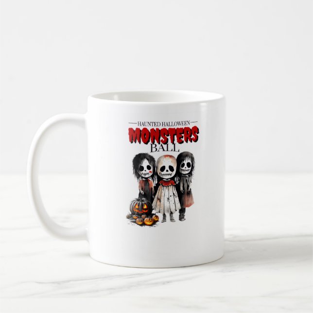 Taza De Café Mug Tasse, Halloween (Izquierda)