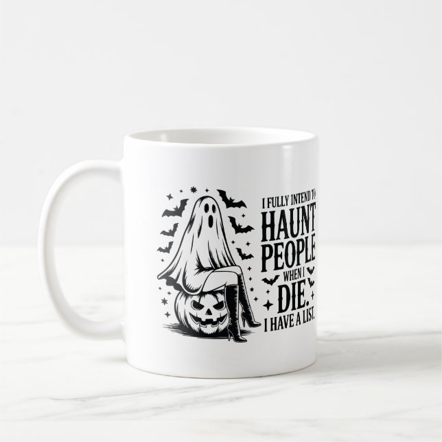 Taza De Café Mug Tasse, Halloween (Izquierda)