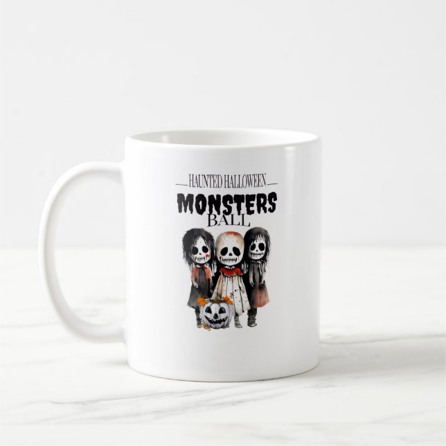 Taza De Café Mug Tasse, Halloween (Izquierda)