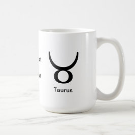 Taza De Café Mug - Taurus Glyph