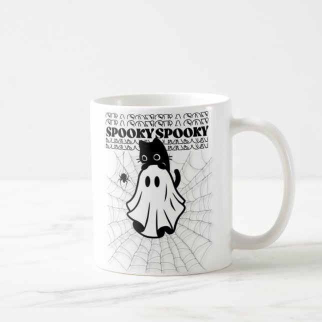 Taza De Café Mug temeraria de Halloween (Derecha)