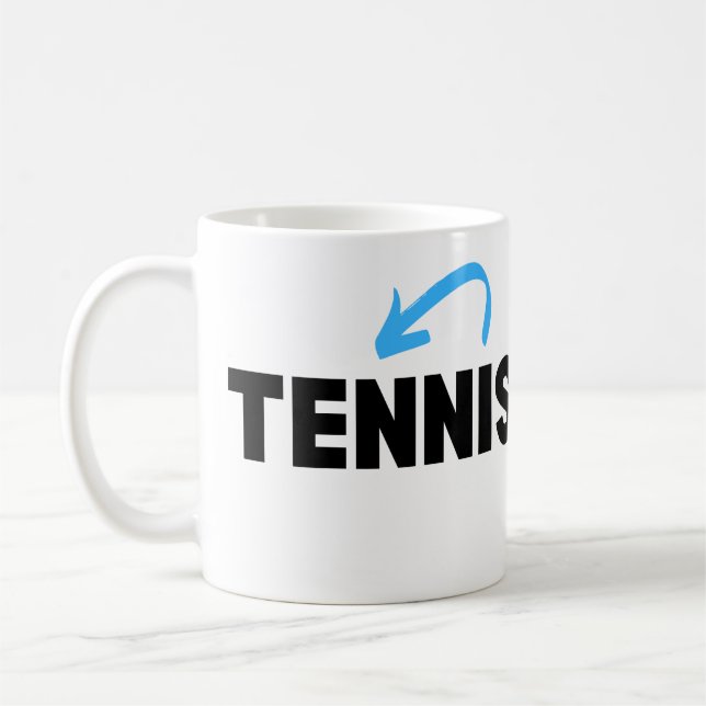 Taza De Café Mug Tennis Inside Out (Izquierda)