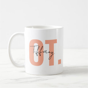 Taza De Café Mug. Terapia ocupacional ・ Personalizado del café