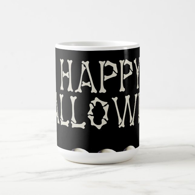 Taza De Café Mug/tipografía de Halloween (Centro)