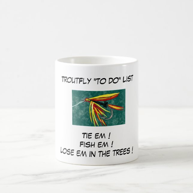 Taza De Café Mug "To Do List" de "Firecracker - Trout Fly (Centro)