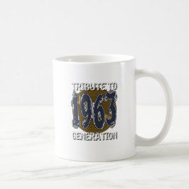 Taza De Café Mug Tribute to 1963 generation anniversaire