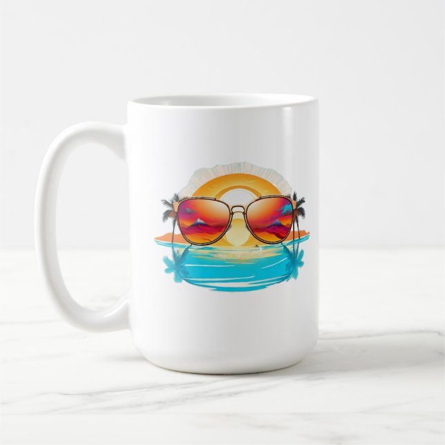 Taza De Café Mug Tropical (Izquierda)