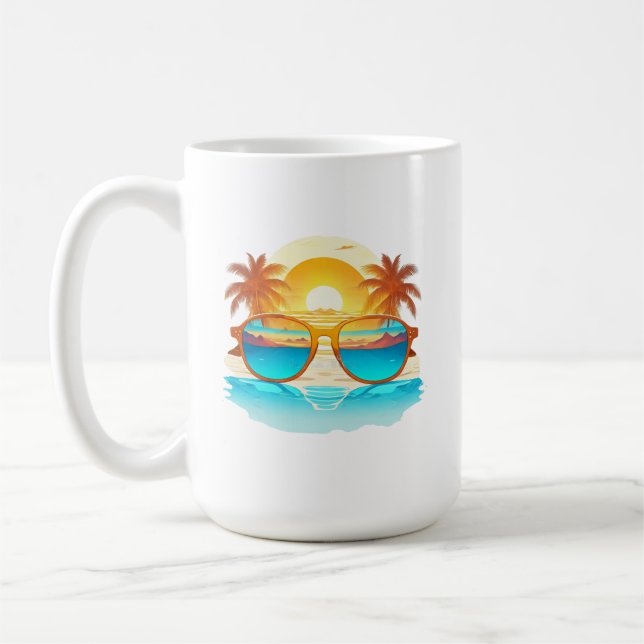 Taza De Café Mug Tropical (Izquierda)
