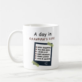 Taza De Café Mug - Un día en la vida de la abuela