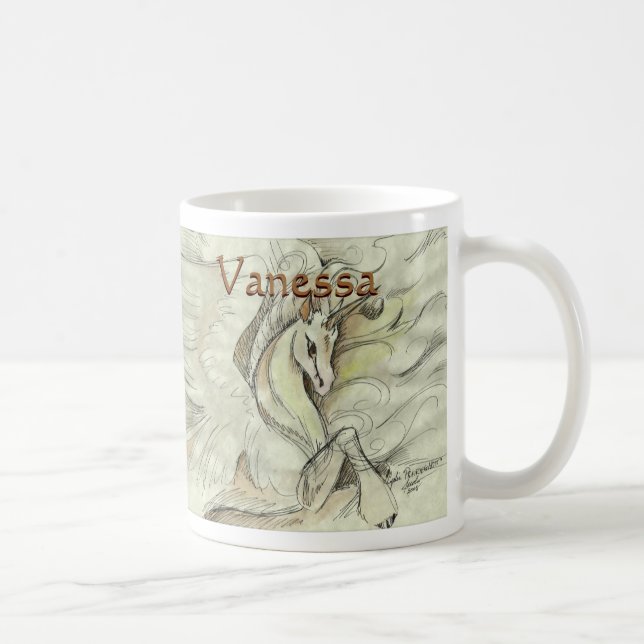 Taza De Café Mug Unicornio esquematizada (Derecha)