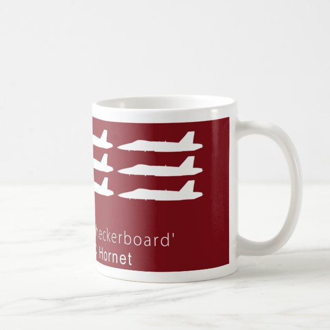 Taza De Café Mug USMC VMFA F/A-18C (Derecha)