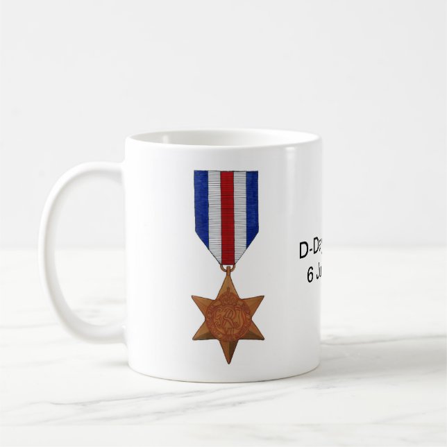 Taza De Café Mug veterano de Día D (Izquierda)