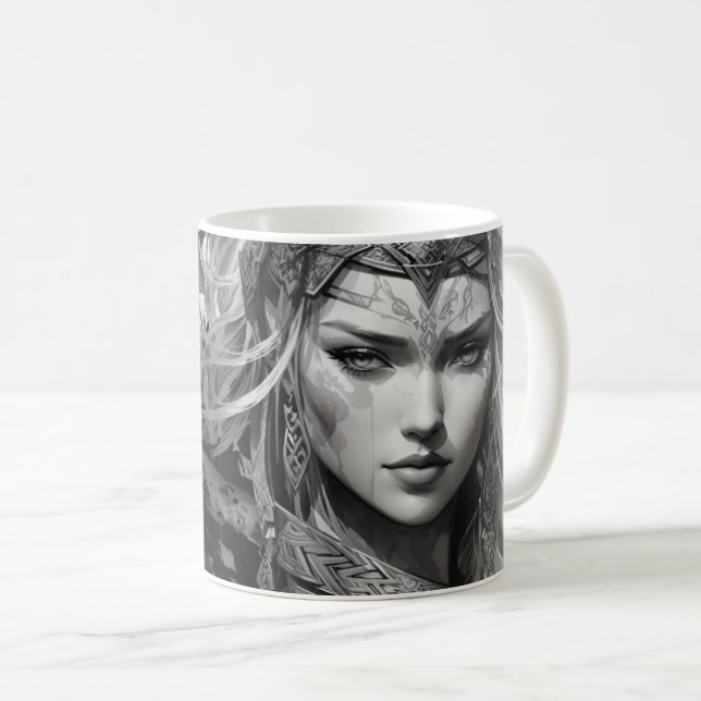Taza De Café Mug - Viking femenino (Anverso derecho)