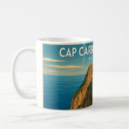 Taza De Café Mug vintage travel poster Cap Carbon