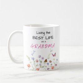 Taza De Café Mug- Vivir la mejor vida como una abuela