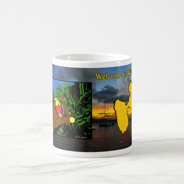Taza De Café Mug : Welcome to Guadeloupe. (Centro)