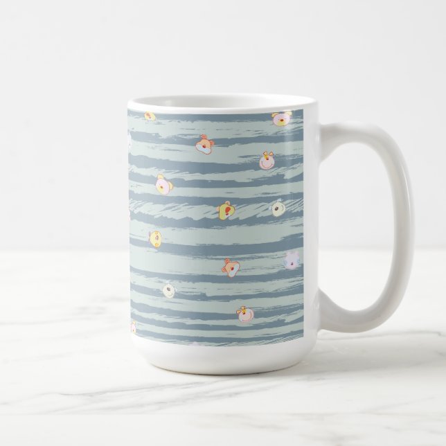 Taza De Café Mug – Whimsy Faces (Derecha)