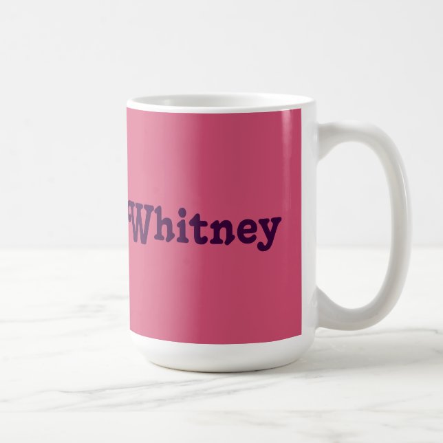Taza De Café Mug Whitney (Derecha)