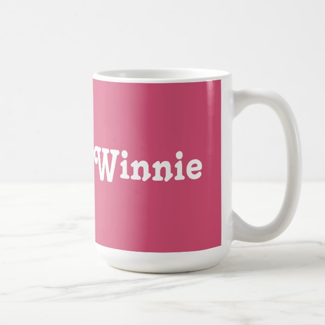 Taza De Café Mug Winnie (Derecha)