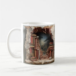 Taza De Café mug with a book design