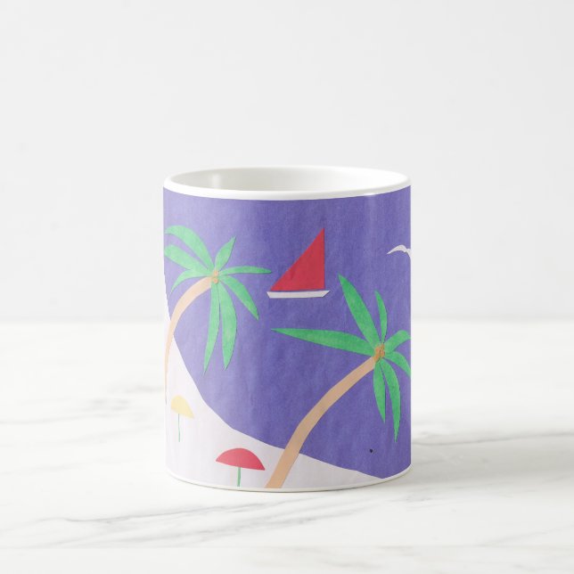 Taza De Café Mug with Beach Scene (Centro)