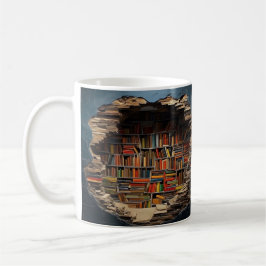 Taza De Café Mug with book design