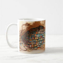 Taza De Café Mug with book design