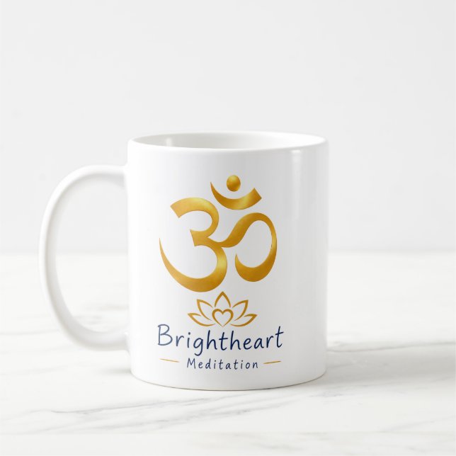 Taza De Café Mug with Om Symbol (Izquierda)