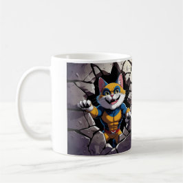 Taza De Café Mug Wolverine-Cat