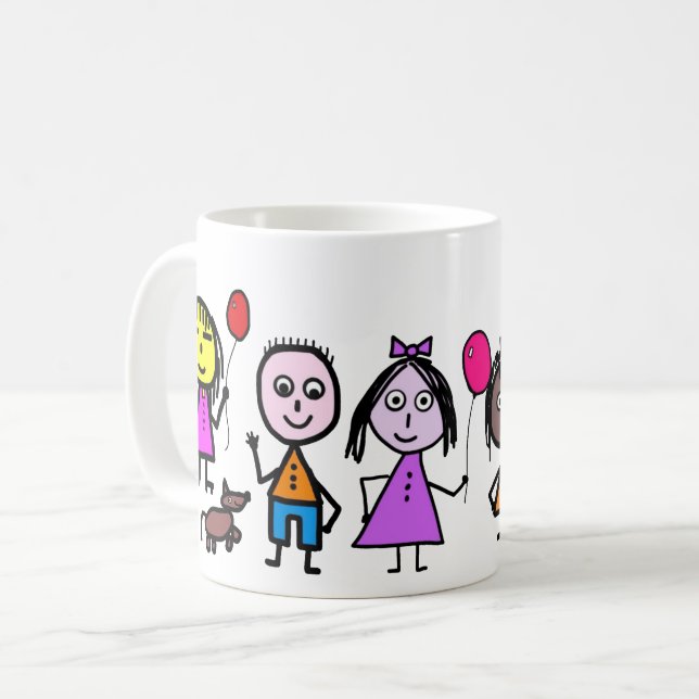 Taza De Café Mug World Kids (Anverso izquierdo)