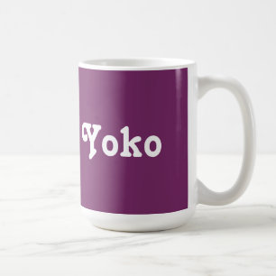 Taza De Café Mug Yoko