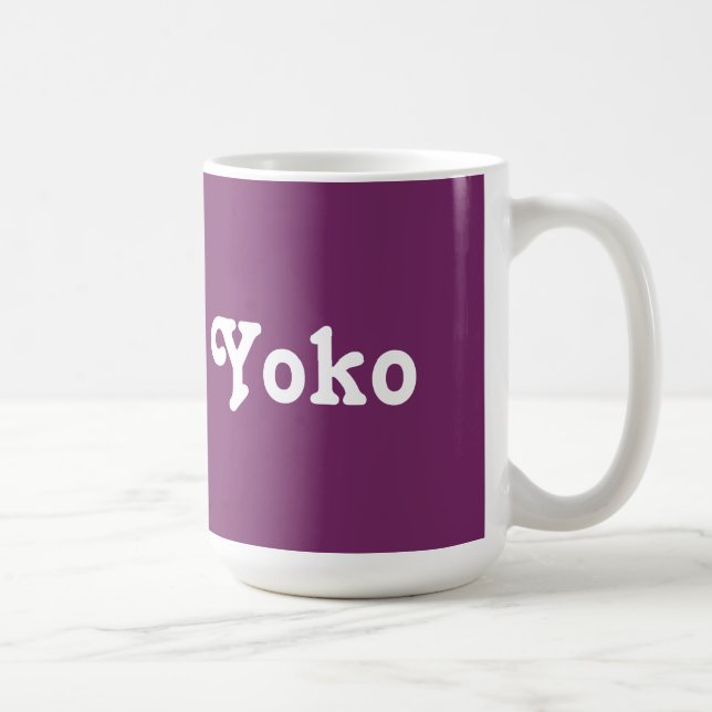 Taza De Café Mug Yoko (Derecha)