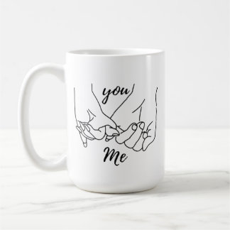 Taza De Café Mug You & Me Pinky Promise – Anniversary & Valenti