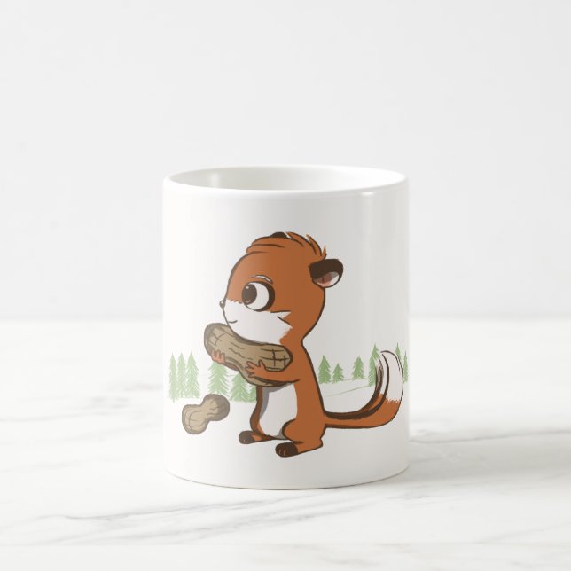 Taza De Café Mugcup de la obra clásica del Chipmunk y de los (Centro)