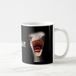 Taza De Café Mugg -Rolig gapande fågel