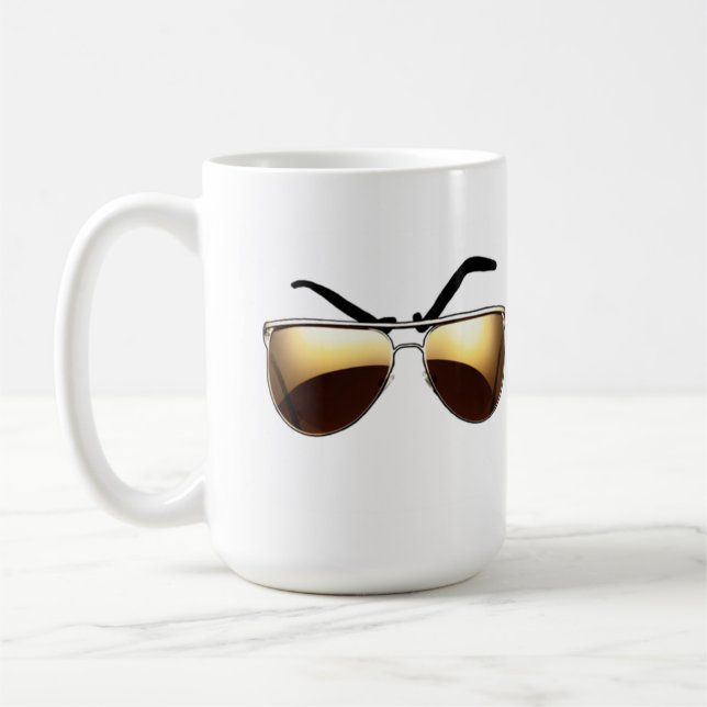 Taza De Café Muggin malo con los aviadores (Izquierda)