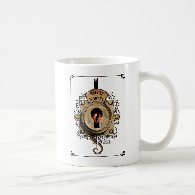 Taza De Café MUGGLE WORTHY™ Lock (Derecha)