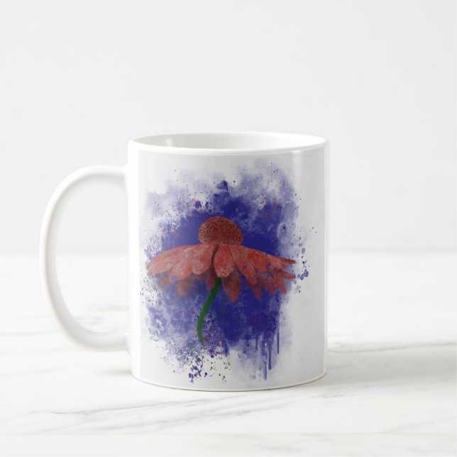 Taza De Café Mugre acuarela (Izquierda)