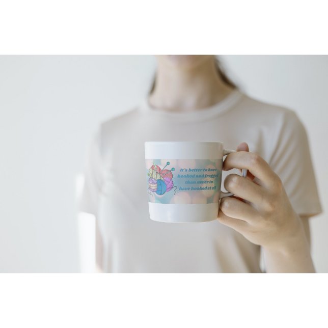 Taza De Café Mugre amante de Crochet (Subido por el creador)