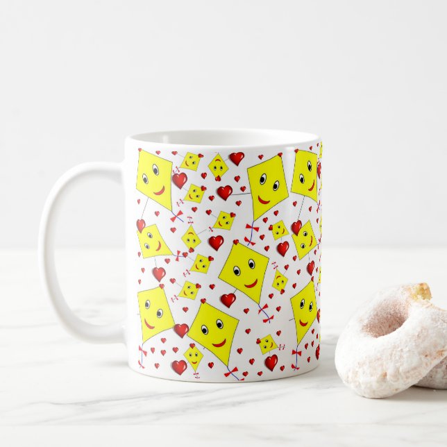 Taza De Café Mugre amarilla (Con donut)
