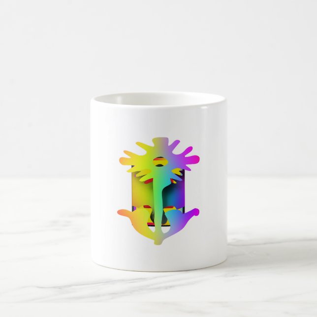 Taza De Café Mugre amarillo morado (Centro)