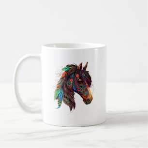 Taza De Café Mugre animal de espíritu de caballo