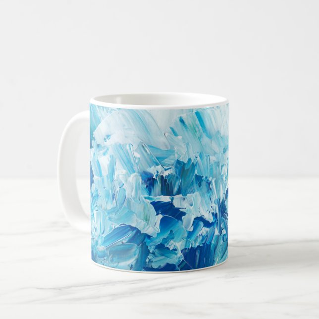 Taza De Café Mugre azul (Anverso izquierdo)