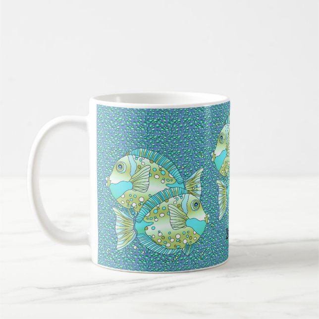 Taza De Café Mugre azul (Izquierda)