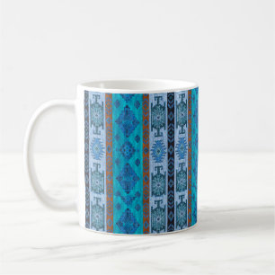Taza De Café Mugre azul de diseño turco oriental